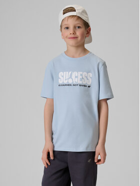 4F 4F T-Shirt PLAY SEASON Niebieski jasny Regular Fit