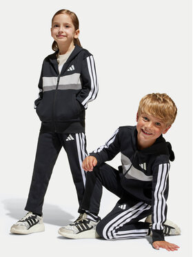 adidas Спортивний костюм Seasonal Essentials Tiberio 3-Stripes JY0520 Чорний Regular Fit