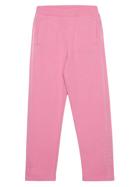 Guess Guess Spodnie dresowe J5YQ12 KA6R4 Różowy Regular Fit
