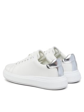 Calvin Klein Tenisice Raised Cupsole Lace Up Lth Bt HW0HW02005 Bijela