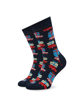 Happy Socks Happy Socks Skarpety Wysokie Dziecięce KHDS01-6500 Granatowy