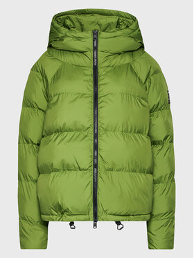 Ecoalf Ecoalf Пухено яке Denia GAJKDENIA9870WW22 Зелен Oversize