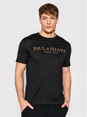 Paul&Shark Paul&Shark T-Shirt 21411032 Czarny Regular Fit