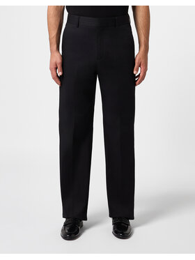 PHILIPP PLEIN PHILIPP PLEIN Spodnie materiałowe 31034 Czarny Wide Fit