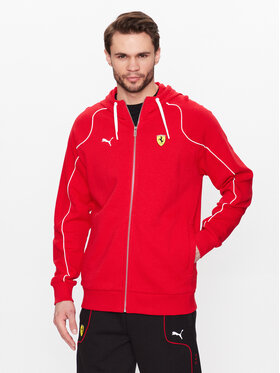 Puma Puma Bluza Ferrari Race 538164 Czerwony Regular Fit