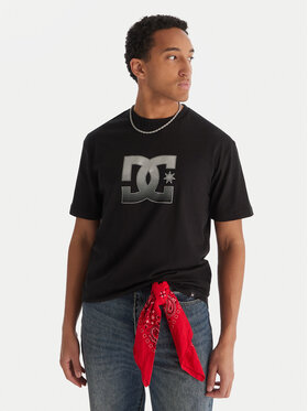 DC Shoes DC Shoes T-Shirt Star Reflective EDYZT04346 Czarny Regular Fit