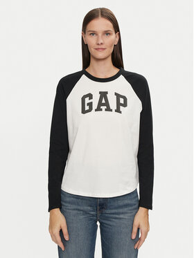 Gap Gap Bluzka 534389-03 Czarny Relaxed Fit