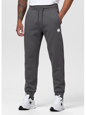 PITBULL PITBULL Spodnie dresowe CHARGER SMALL LOGO Szary Regular Fit