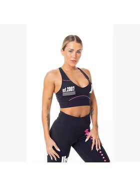 LaBellaMafia LaBellaMafia Top LABELLAMAFIA TOP SCARLET BLACK Czarny Regular Fit