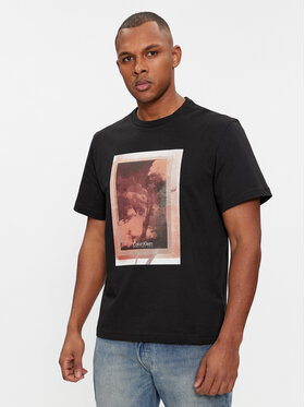 Calvin Klein Calvin Klein T-Shirt Photo Print K10K112758 Czarny Regular Fit