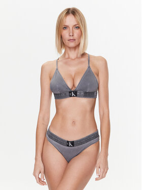 Calvin Klein Swimwear Gornji Dio Kupaćeg Kostima Fixed KW0KW01974 Crna