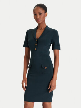 Guess Guess Rochie tricotată W5YK29 Z0130 Verde Slim Fit