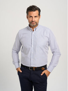 Willsoor Willsoor Koszula 43094r Niebieski Regular Fit