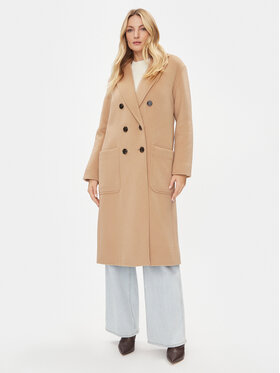 MAX&Co. MAX&Co. Wollmantel Elemento 70140523 Beige Relaxed Fit