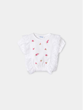 Mayoral Mayoral Bluse 3088 Weiß Regular Fit