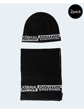 Armani Exchange Armani Exchange Szalik KNITWEAR Czarny