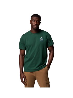 Columbia Columbia T-Shirt 203645 Zielony Regular Fit