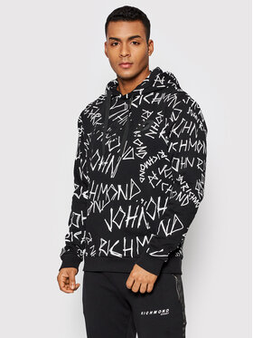 John Richmond John Richmond Felpa Hikone UMP22147FE Nero Relaxed Fit