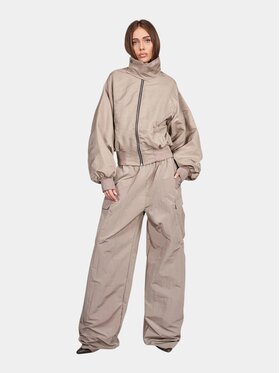 MADE BY SOCIETY MADE BY SOCIETY Spodnie materiałowe Sova Tool - P27710 Beżowy Basic Fit