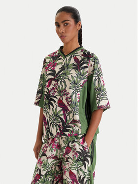 adidas adidas Tricou Farm Rio Premium KD4628 Verde Loose Fit