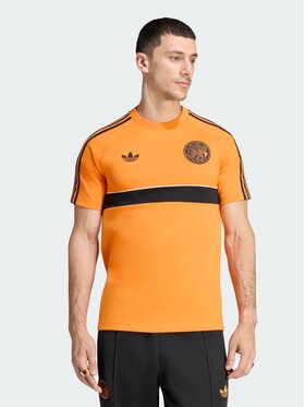 adidas adidas Koszulka techniczna 171588 Pomarańczowy Slim Fit
