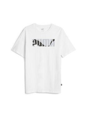 Puma Puma T-Shirt 677185 Biały Regular Fit