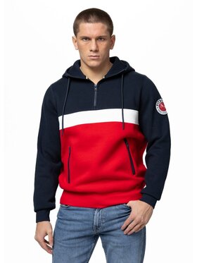 PITBULL PITBULL Bluza GIBSON Granatowy Regular Fit