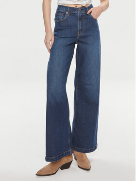 Gap Gap Jeansy 406725 Niebieski Wide Leg