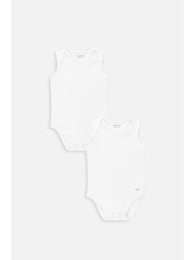 Coccodrillo Coccodrillo Body dziecięce WC4413301BAU-001 Biały Regular Fit