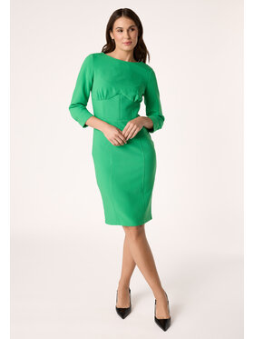 QUIOSQUE QUIOSQUE Každodenní šaty QUIOSQUE 4SC005903 Zelená Regular Fit