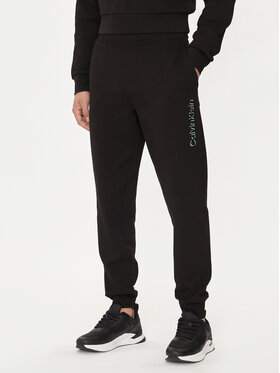 Calvin Klein Calvin Klein Pantaloni trening Shadow Embosed Logo K10K113097 Negru Regular Fit