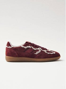 ALOHAS ALOHAS Sneakersy Tb.490 Crochet Burgundy Leather Sneakers Bordowy