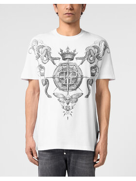 PHILIPP PLEIN PHILIPP PLEIN T-Shirt 29818 Biały Regular Fit