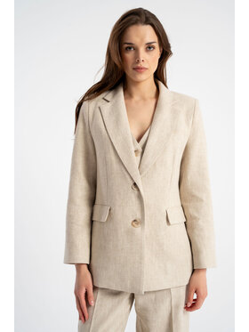 CLICK CLICK Σακάκι 70-904 Μπεζ Comfortable Fit