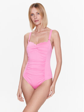 Hunkemöller Hunkemöller Strój kąpielowy Scallop 201945 Różowy