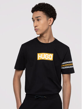 HUGO Hugo T-Shirt Dake 50448862 Czarny Regular Fit