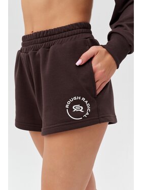 ROUGH RADICAL ROUGH RADICAL Szorty sportowe COTTON ACTIVE SHORTS WOMEN Brązowy Regular Fit