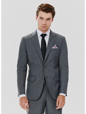 Pako Lorente Pako Lorente Marynarka P24WP-3G-007 Szary Super Slim Fit