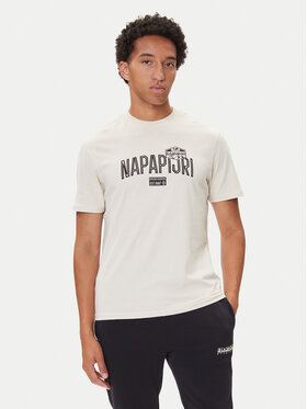 Napapijri Napapijri T-shirt S-Funes Ss NP0A88UA Bež Regular Fit