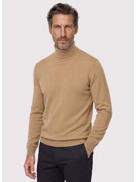 Pako Lorente Pako Lorente Sweter P26WN-2X-016 Beżowy Classic Fit