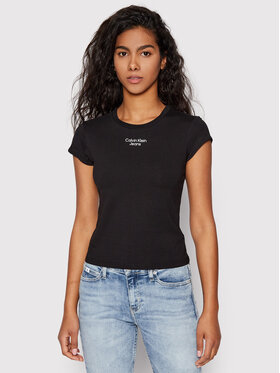 Calvin Klein Jeans Calvin Klein Jeans T-Shirt J20J218707 Μαύρο Slim Fit