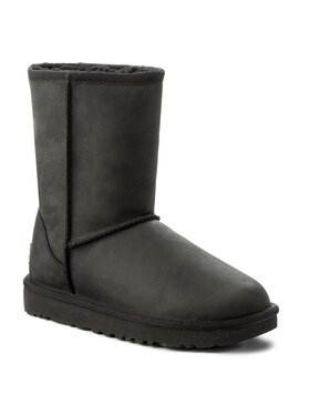 Ugg Ugg Παπούτσια Classic Short Leather 1016559 Μαύρο