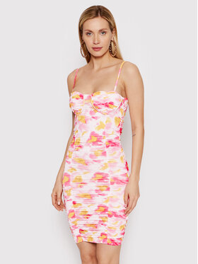DeeZee DeeZee Koktel haljina Sally ILF002 Šarena Slim Fit