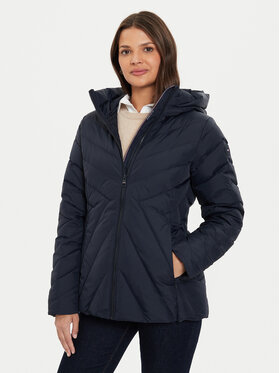 Tommy Hilfiger Tommy Hilfiger Geacă din puf Chevron WW0WW42623 Bleumarin Regular Fit