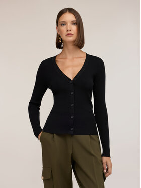Motivi Motivi Sweter M394W004104N033 Czarny Slim Fit