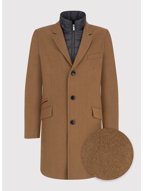 Pako Lorente Pako Lorente Płaszcz P24WF-7X-009 Beżowy Classic Fit