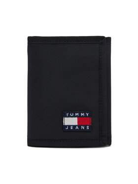 Tommy Jeans Tommy Jeans Kleine Herren Geldbörse Tjm Ess Daily Nylon Tri Wallet AM0AM13269 Schwarz