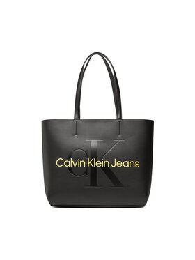 Calvin Klein Jeans Calvin Klein Jeans Τσάντα Sculpted Shopper 29 Mono K60K610276 Μαύρο