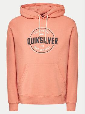 Quiksilver Quiksilver Džemperis ar kapuci Circle Up Hoodie EQYSF03151 Oranžs Regular Fit
