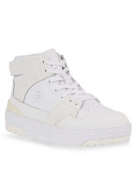 Tommy Hilfiger Superge Th Hi Basket Sneaker FW0FW07308 Bela